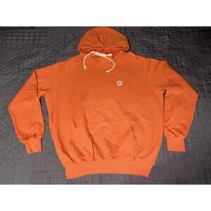 Big Bud Hoodie Sml Orange Pullover Made in Los Angeles Heavyweight Cotton
